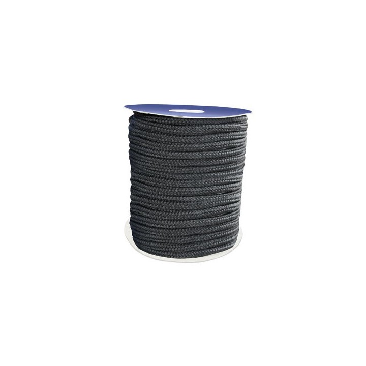 Cordage de mouillage double tressée - Polyester noir