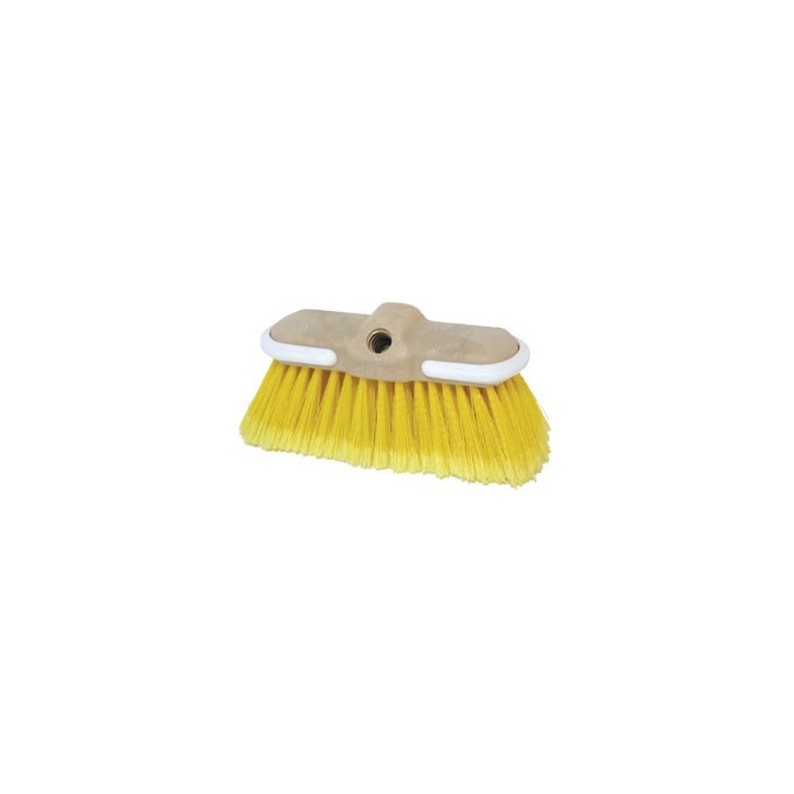 Brosse brins medium 20,3cm, brins en PVC de 6,5cm, couleur jaune
