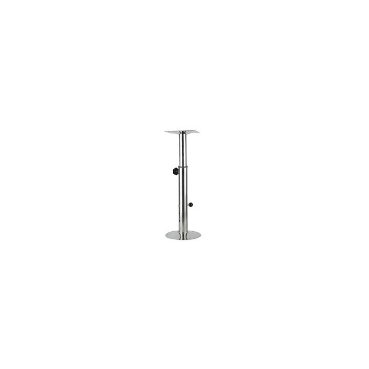 Pied téléscopique pour chaise en inox ø 60mm hauteur : 45cm