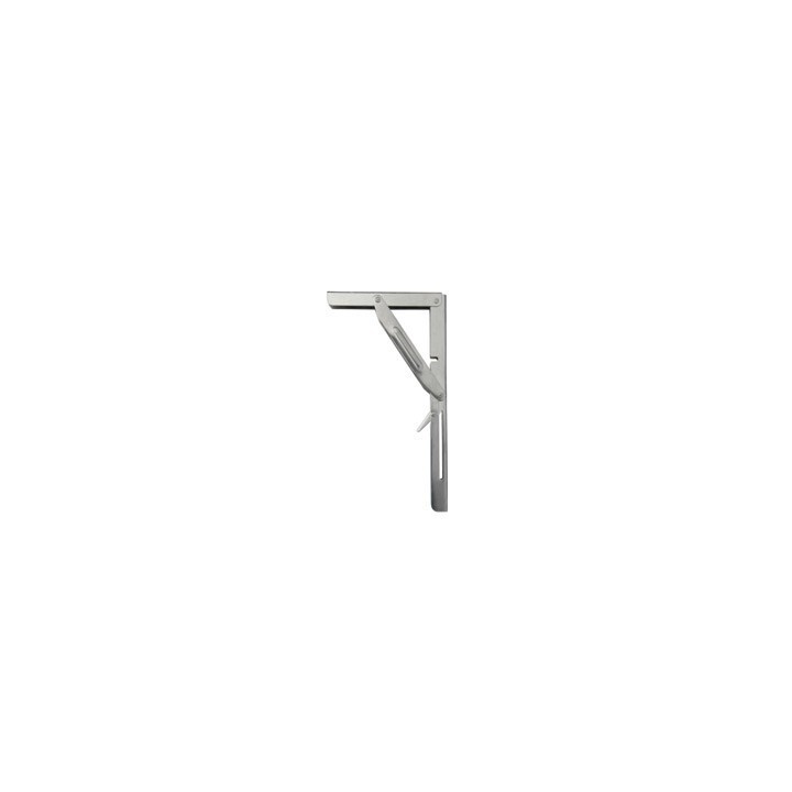 Fixation inox pour table, coudée, 300x165x20mm