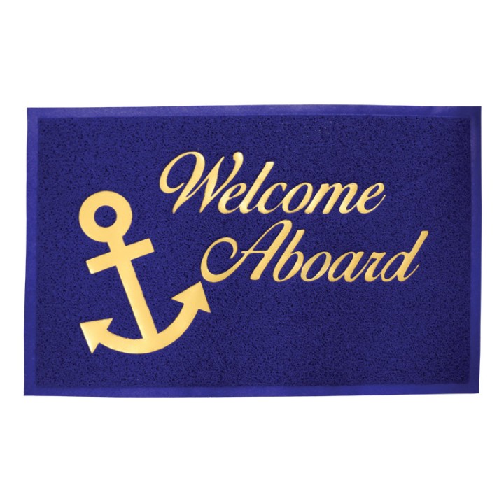 Paillasson pour bateau "Welcome on Board" | Oloupdemer.com