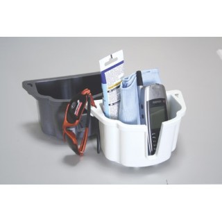 Boitier de rangement 'Store-all' 19X6,5X7cm, blanc