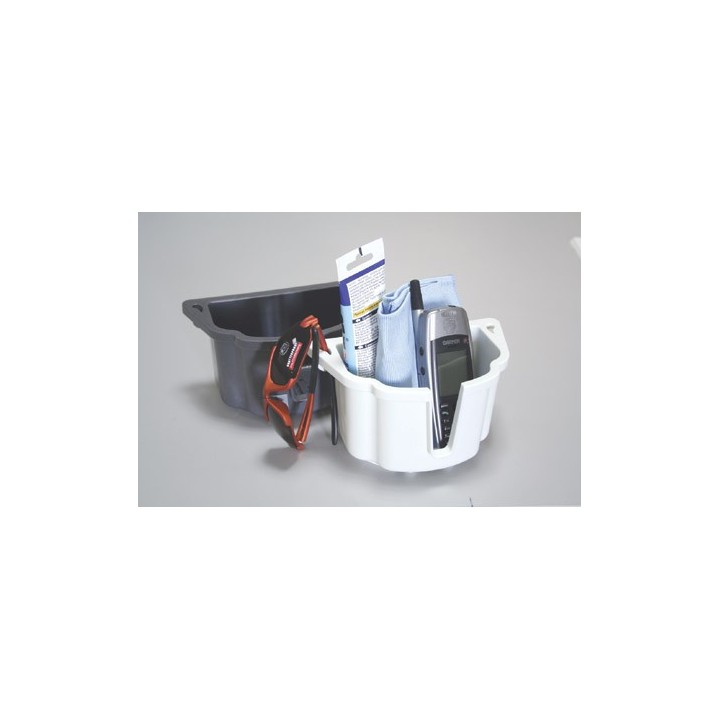 Boitier de rangement 'Store-all' 19X6,5X7cm, gris