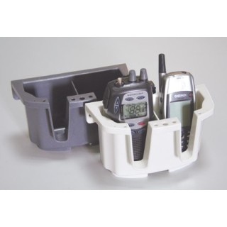 Boitier de rangement télephone mobile et GPS 15X11x5X9cm, blanc