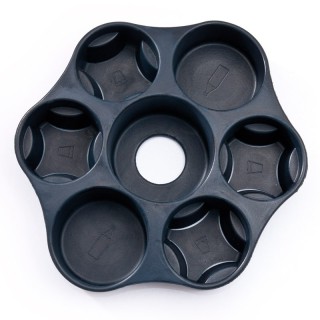 Plateau porte-verre ALVEA - 27x23x5 cm | Oloupdemer.com