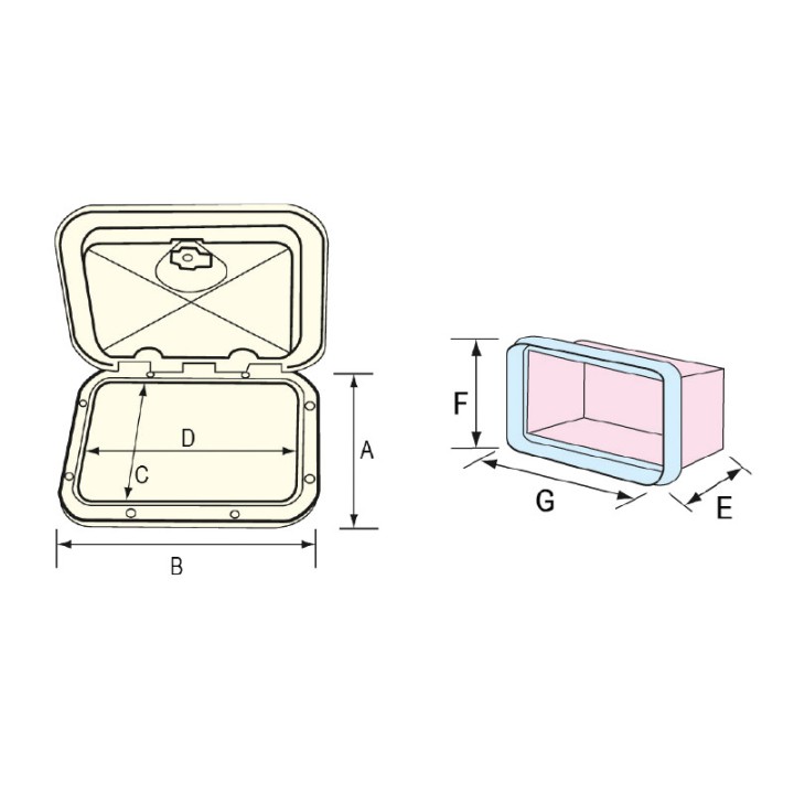 Casier de rangement encastrable pour tableau électrique