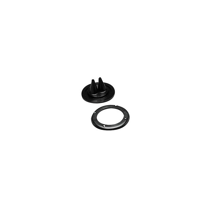 Soufflet pour cable ø hors tout 115mm, ø d'encastrement 105mm,hauteur 52mm couleur noire