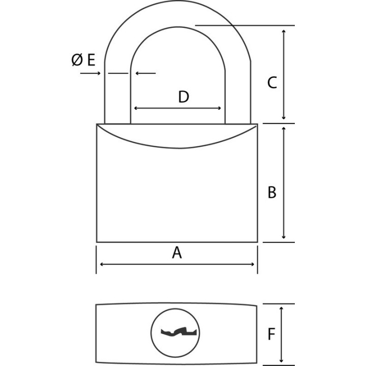 CADENAS MAR LAIT 40MM CLE UNIQ
