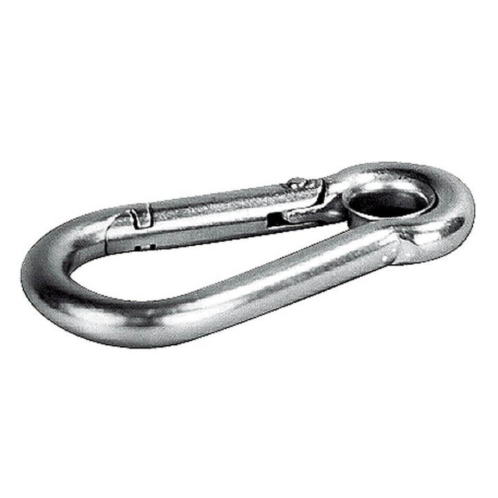 MOUSQUETON INOX A OEIL D06MM*1