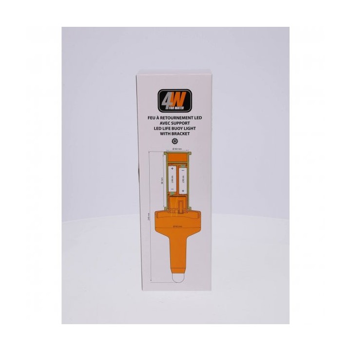 Feu à Retournement Led Flash + Support