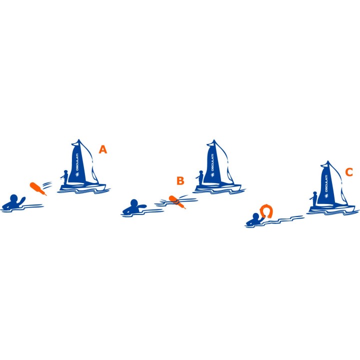 Bouée Auto-gonflable fer à cheval 