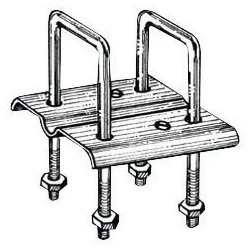 Etrier de fixation diabolo 