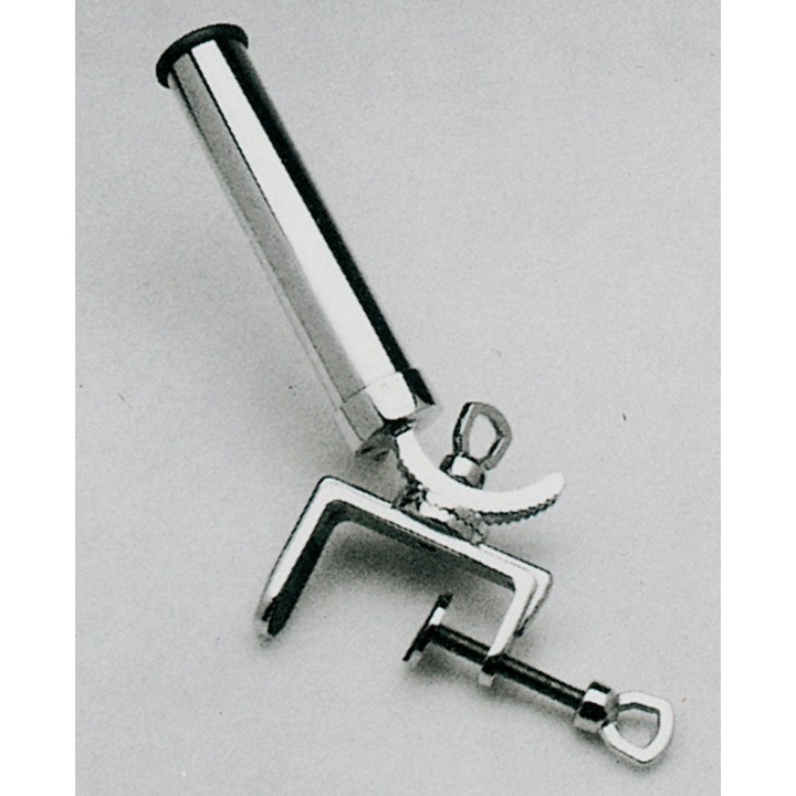PORTE CANNE A ENCASTRER INOX