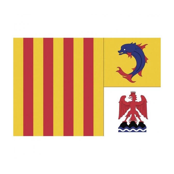 Pavillon Provence à bandes 30x40 cm