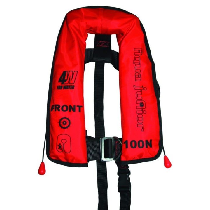 Gilet gonflable enfant, 100N + lampe | oloupdemer.com