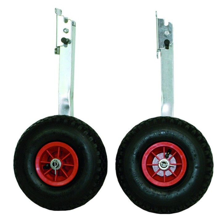 2 roues de halage pour pneumatiques ø26 cm