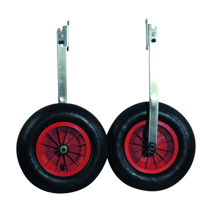 2 roues de halage pour pneumatiques ø26 cm