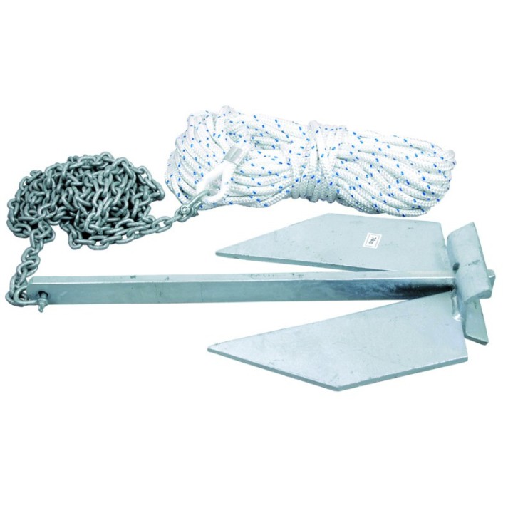 Kit mouillage - ancre + chaîne + cordage | isonautique.com.com