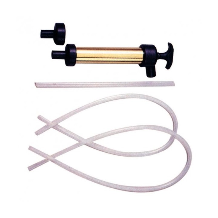 Pompe de vidange laiton + 3 tuyaux