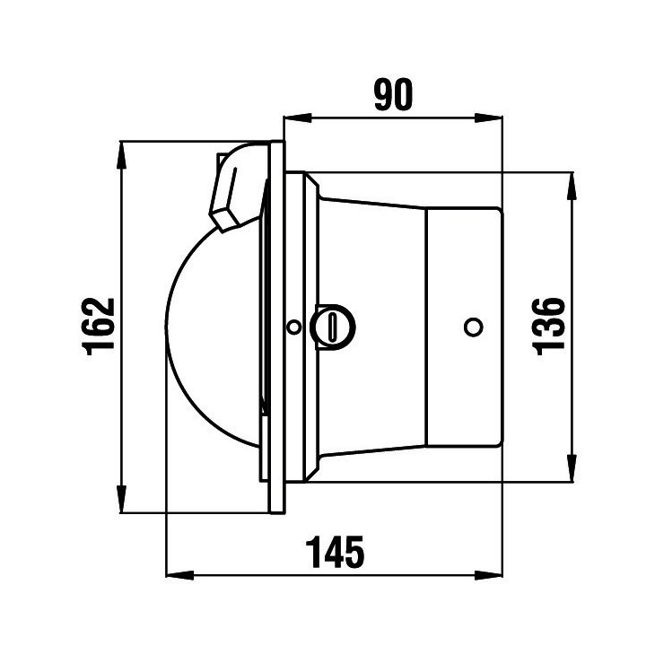 COUVERCLE COMPAS POLARE 100MM