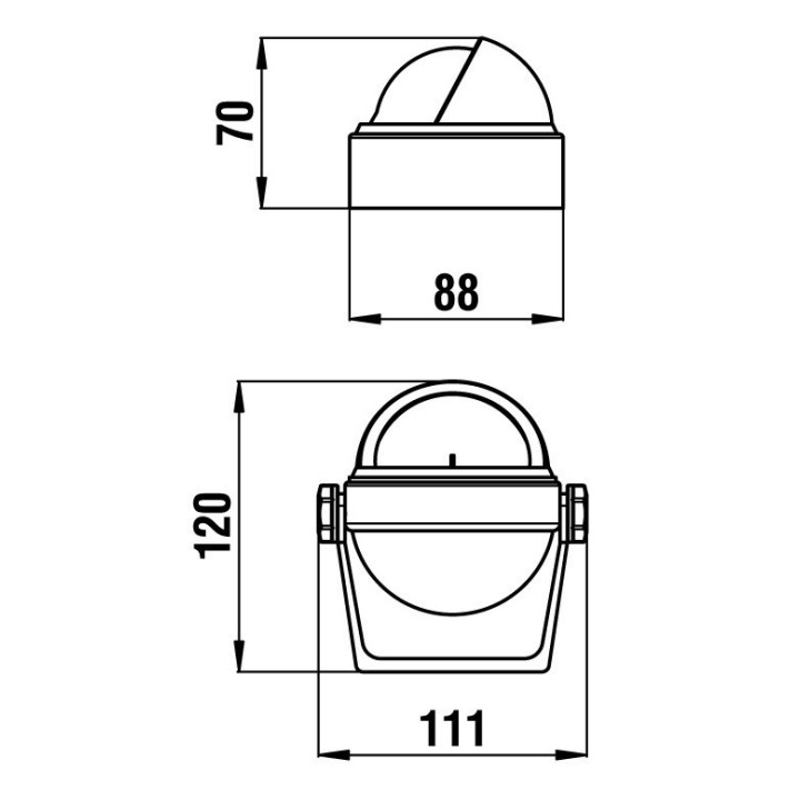 COMPAS RIVIERA STELLA GR 65MM