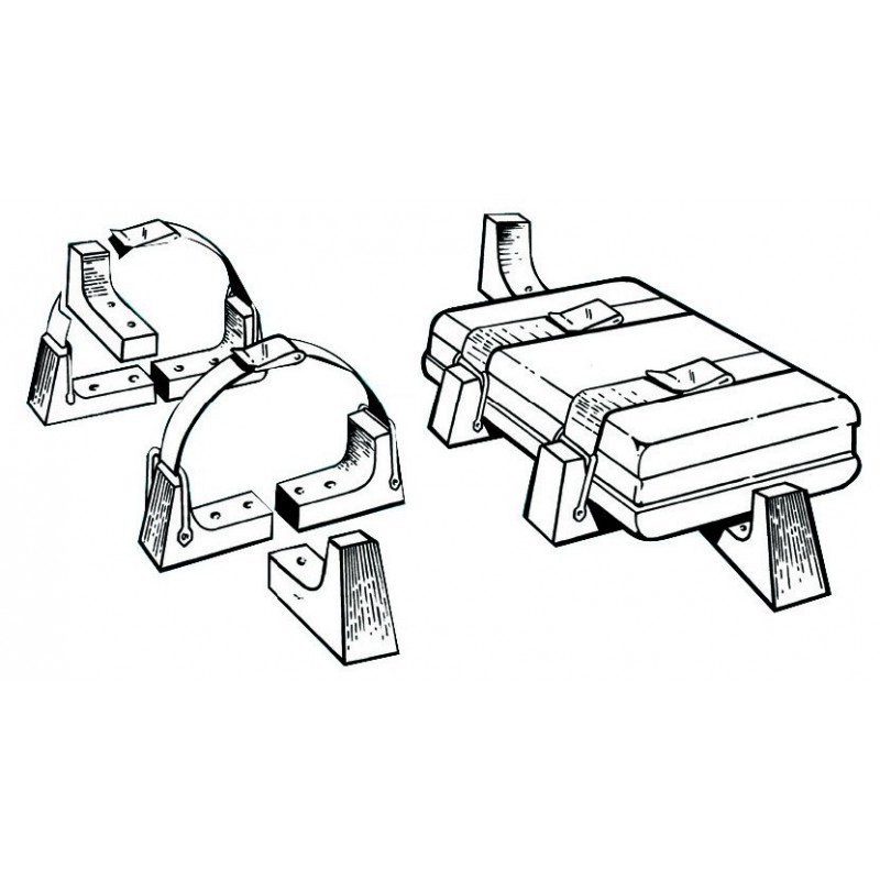 Kit support radeau rigide 