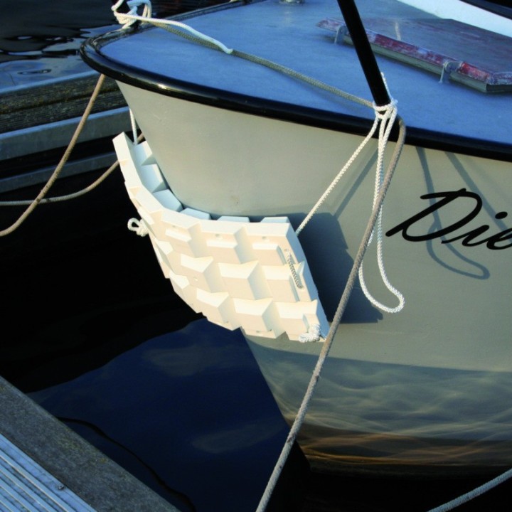 Défense de ponton 60x30x8 cm - blanc