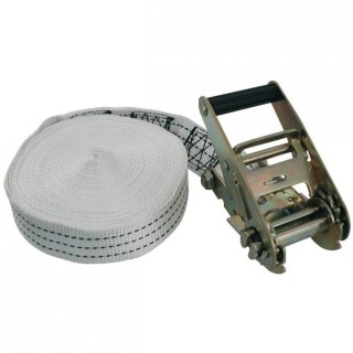 Sangle à cliquet inox 25 mm - 700 daN - 7m