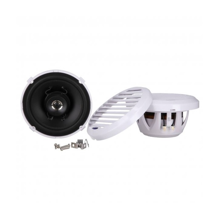 Haut parleur Pro blanc 6.5'' étanche - 100 W (la paire)