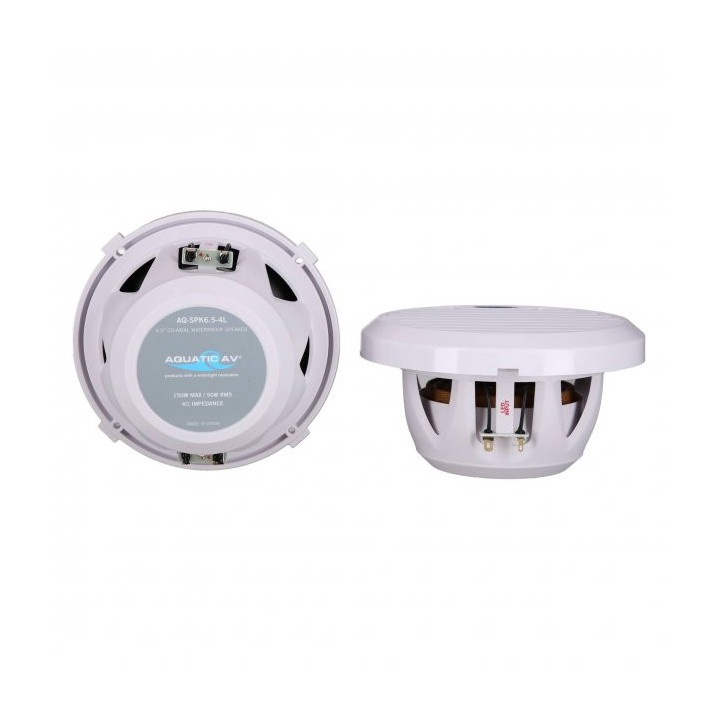 Haut parleur Pro blanc 6.5'' étanche - 100 W (la paire)