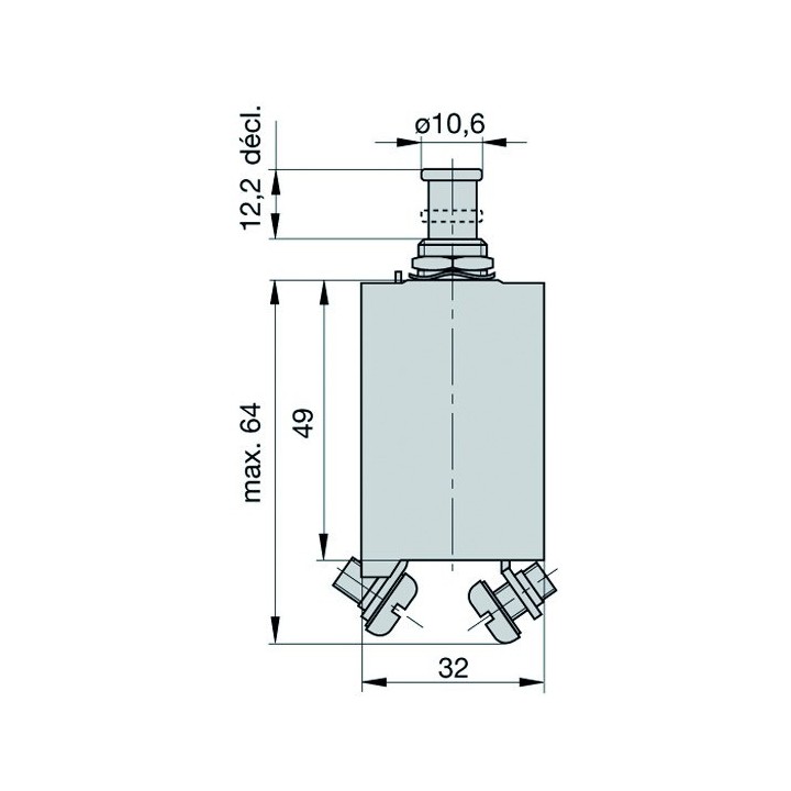 Disjoncteur thermique à vis - Série 413 | Oloupdemer.com