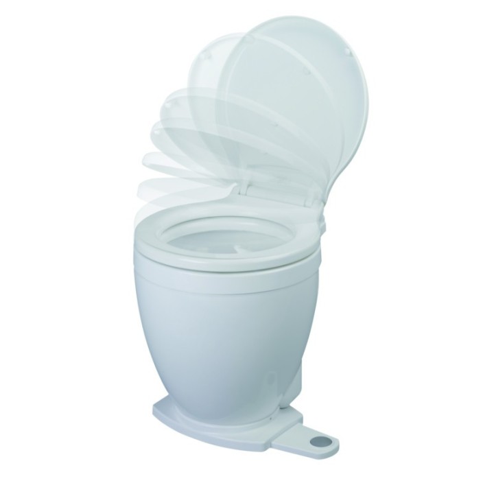 WC électrique Jabsco Lite Flush + interrupteur à pieds