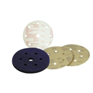 Boite de 25 disques Hookit 266L Ø150 15µ 6T | Oloupdemer.com