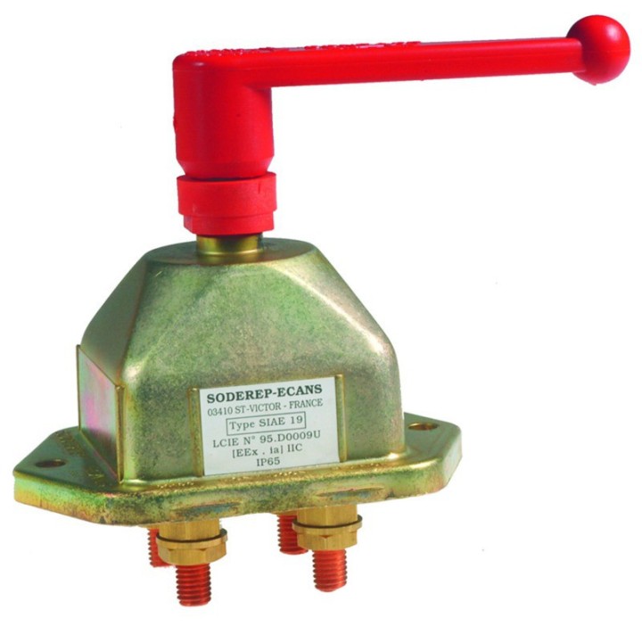 Coupe batterie bipolaire - 250A - poignée en L