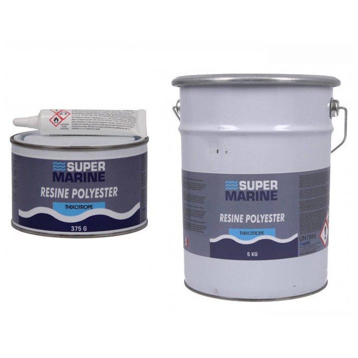 Résine polyester thixotrope Super Marine | O loup de mer