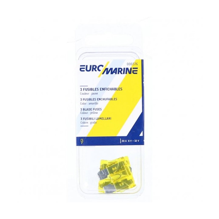 Fusible enfichable plusieurs ampérages - lot de 3 | Oloupdemer.com