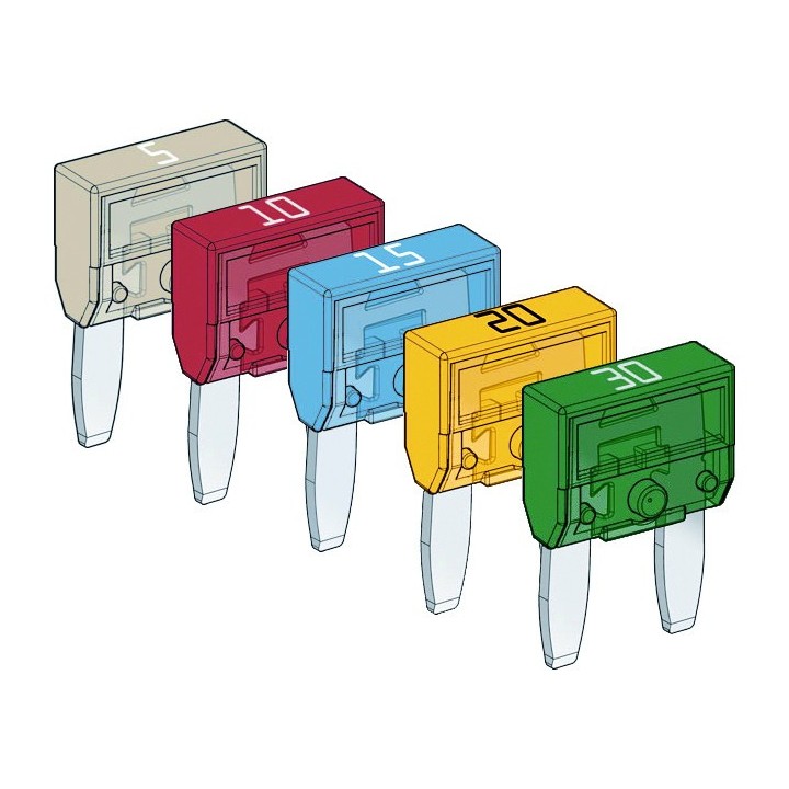 Boîte de 3 fusibles enfichables - plusieurs ampérages | Oloupdemer.com