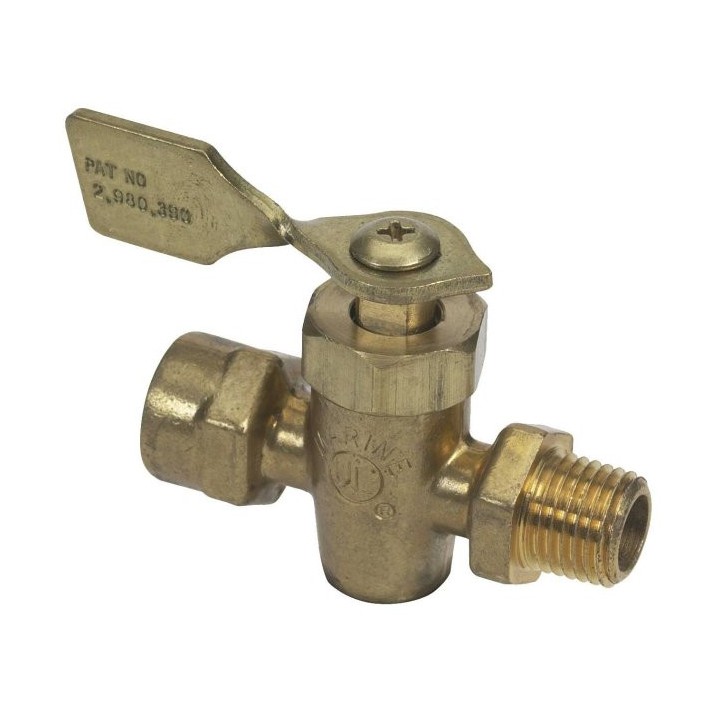 ROBINET LAITON M / F. 1/4'NPT | Oloupdemer