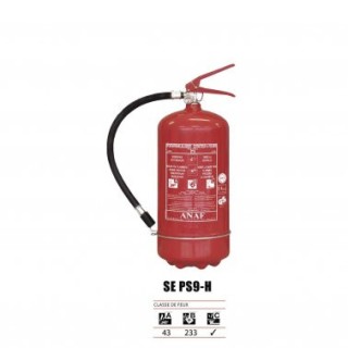 Extincteur Poudre 9KG Avec Manomètre