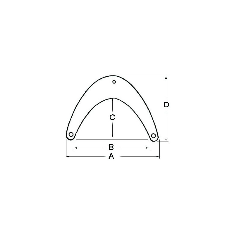Pare-battage angle de proue 