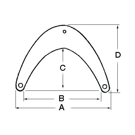 Pare-battage angle de proue 