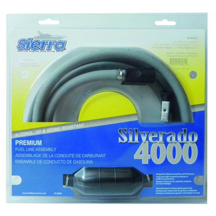 TUYAU+RACCORDS MERCURY 2,4M