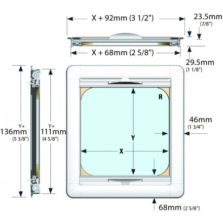 Recessed SkyScreen 