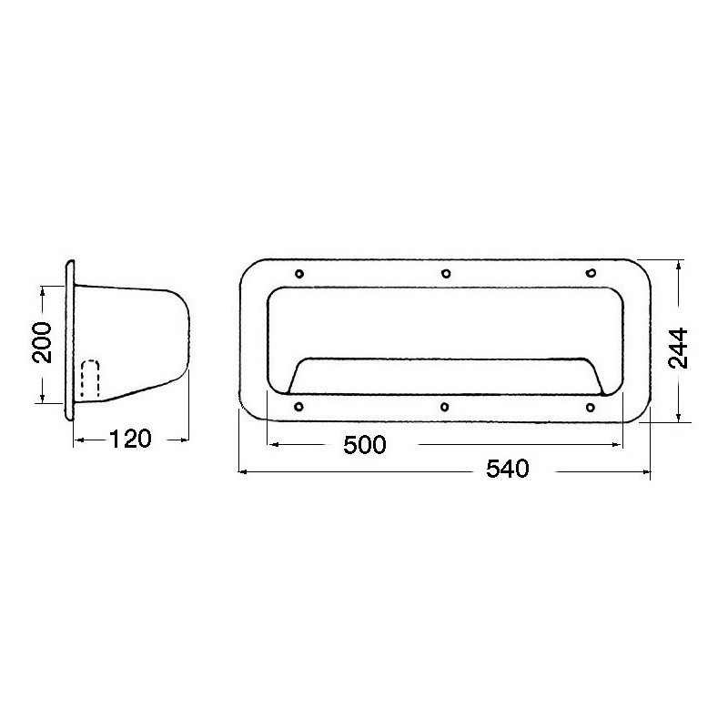 Poche latérale fourre-tout