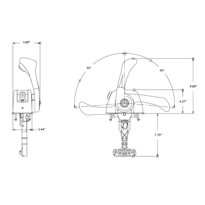 Boiter Xtreme simple chromé latérale trim | Oloupdemer.com