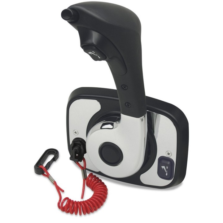 Boitier Xtreme simple chromé latérale trim et tilt| Oloupdemer.com