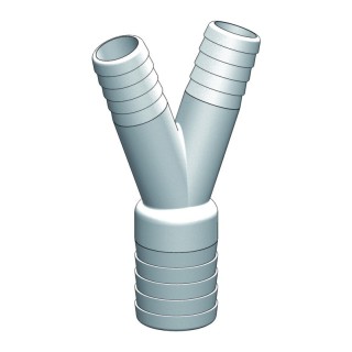 RACCORD Y BLANC 38-38-38MM