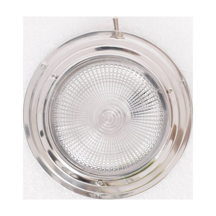 Plafonnier inox rond ø165mm - 20W