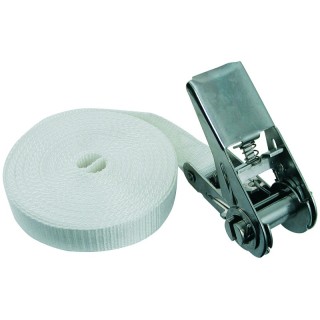 Sangle à cliquet 35mm 2 parties avec crochet - 1200 daN - 10m