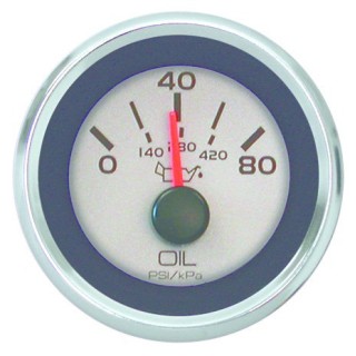 SPEEDOMETRE 0-60MPH ARGENT PRO